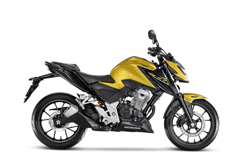 Moto Honda CB 300F Twister ABS Dourado Metálico