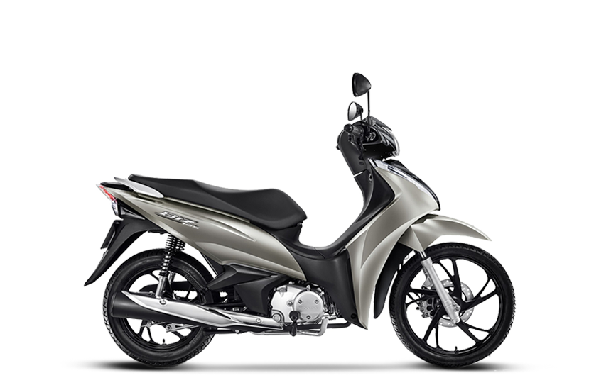 Moto Honda Biz 125 Prata Fosco