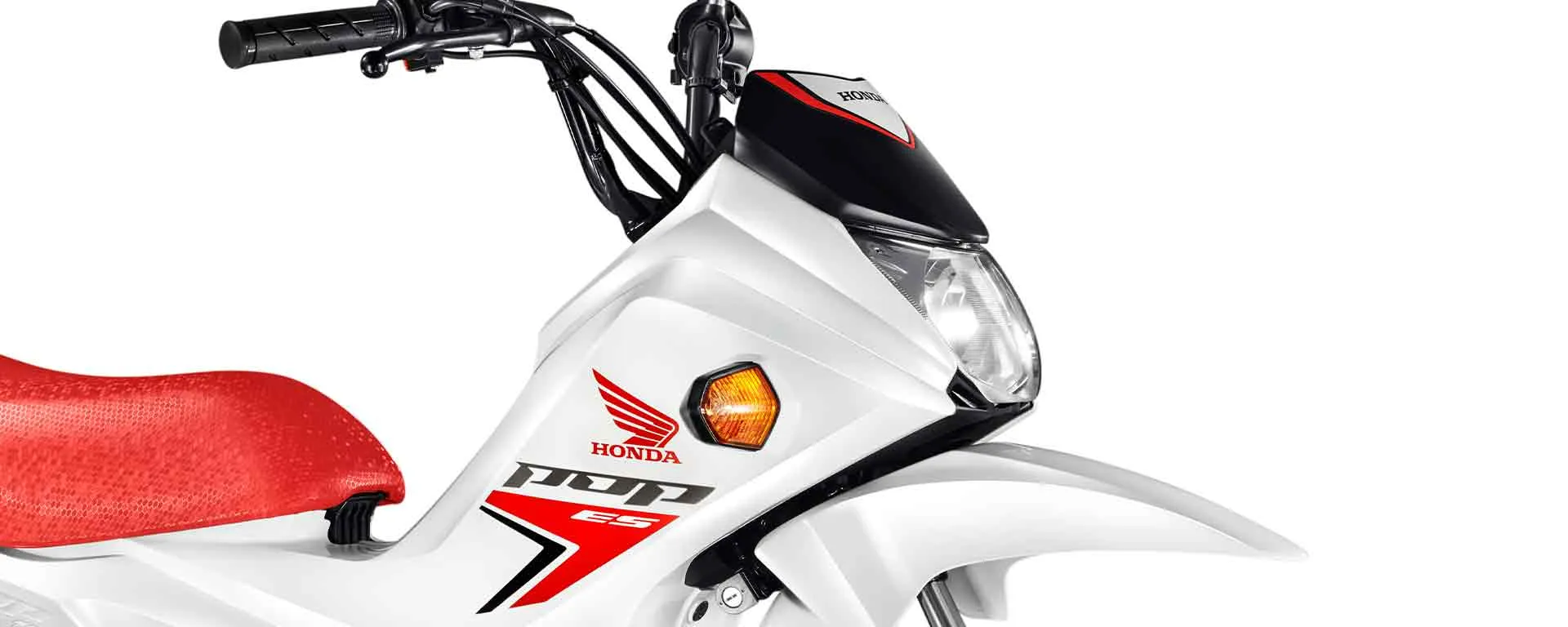 Módulo Features Segurança Farol da Moto Honda POP 110i ES Branco Ross White