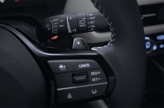 Troca de marcha no volante (Paddle Shift)