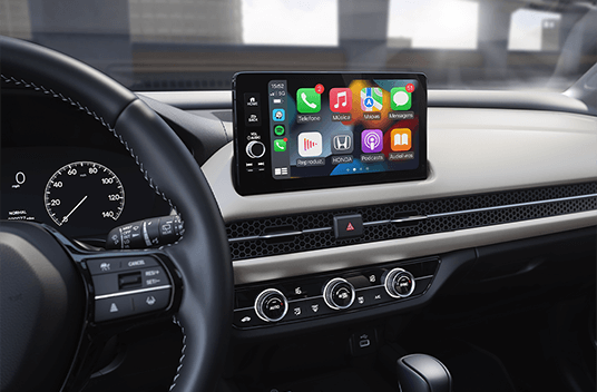 Multimídia 9” com interface para smartphones com Apple CarPlay™ e Android Auto™