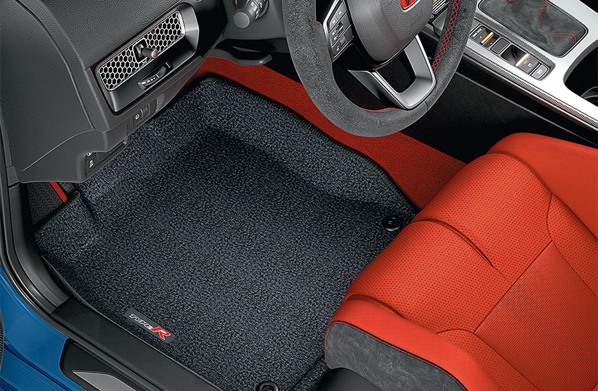 Tapete de carpete com bordas elevadas