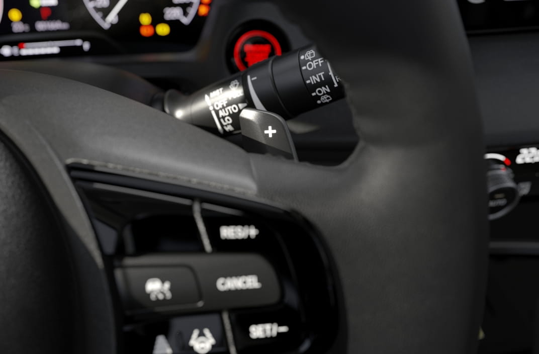 Troca de marcha no volante (Paddle Shift)