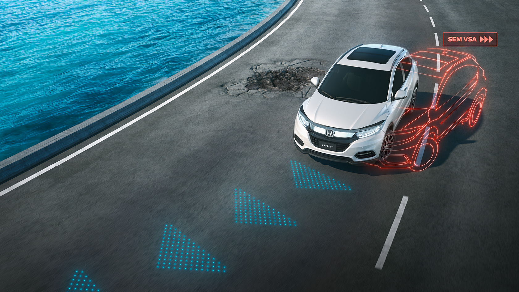 Sistema VSA® (Vehicle Stability Assist) Assistente de tração e