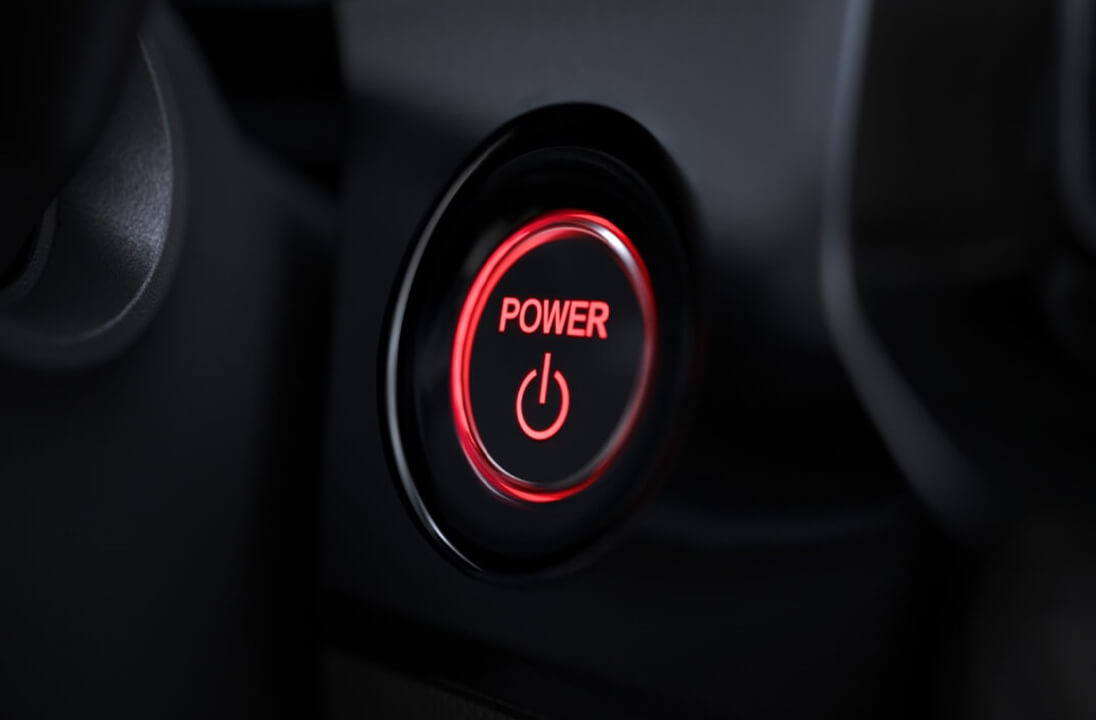 Botão de partida do motor (START/STOP)