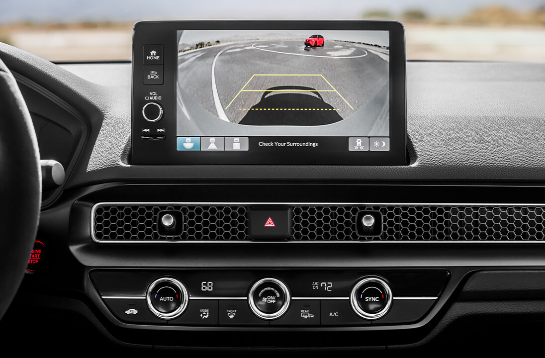 Câmera de marcha a ré multivisão