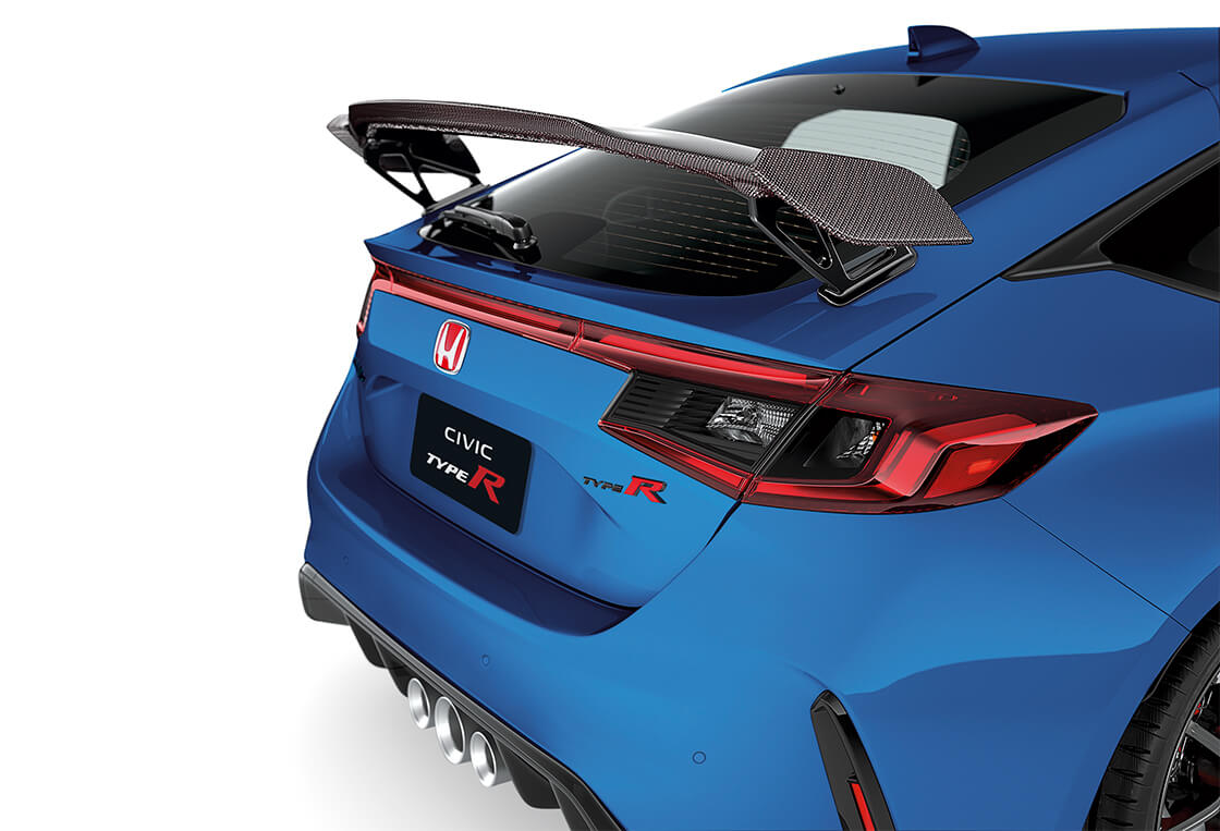 Aerofólio perfil alto em fibra de carbono