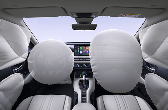 Airbags frontais, laterais
