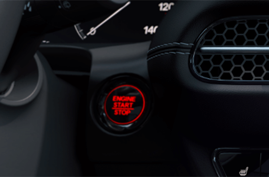 Botão de partida do motor (START/STOP)