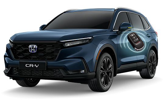 CR-V - Tecnologia - Acionamento remoto do motor e função Smart Entry 