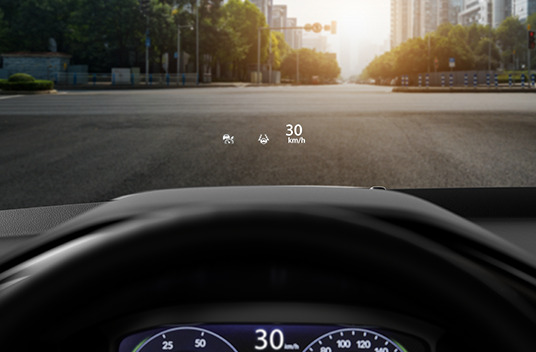 CR-V - Tecnologia - HUD - Head Up Display