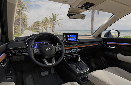 CR-V - Design - Acabamento interno refinado