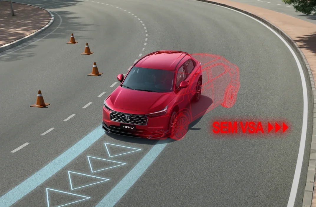 Assistente de Estabilidade e Tração VSA do Novo HR-V