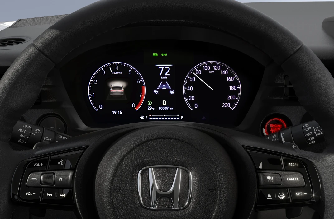 Painel digital TFT 7” de alta resolução do New HRV