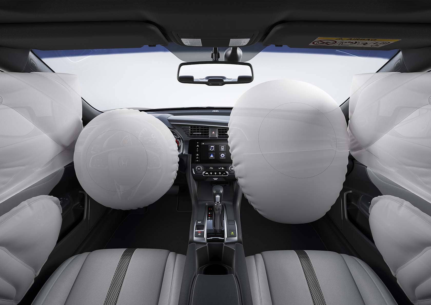 6 airbags inteligentes (frontais, laterais e de cortina