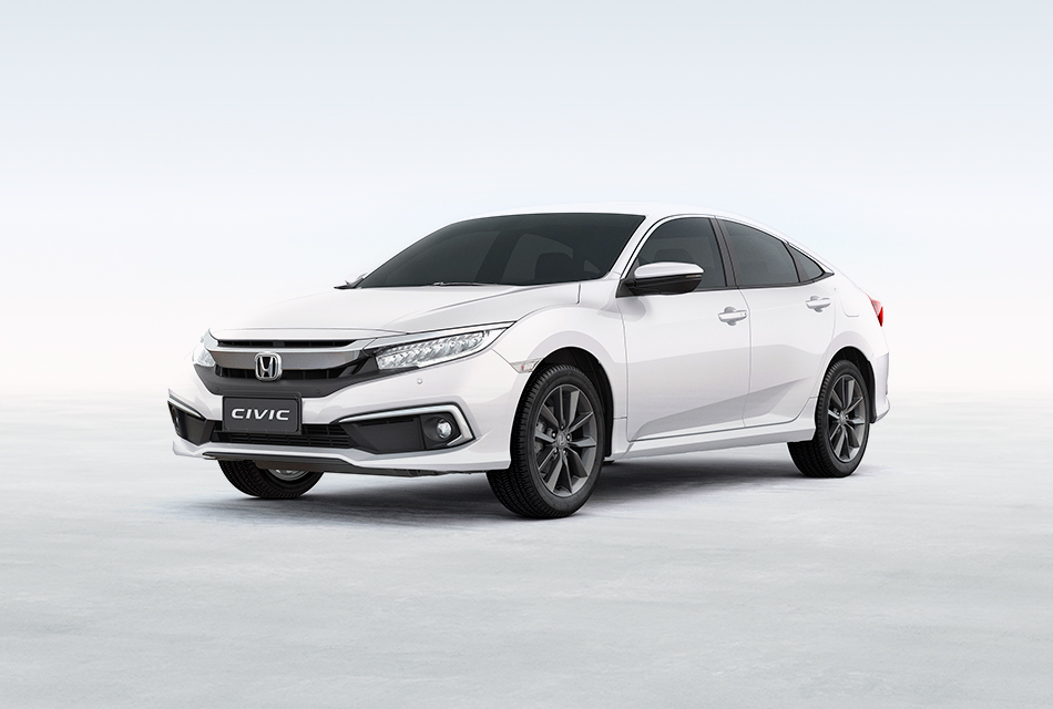 Civic EXL Branco Tafetá Sólido