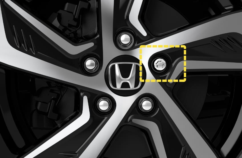 Porca antifurto para rodas do New HRV