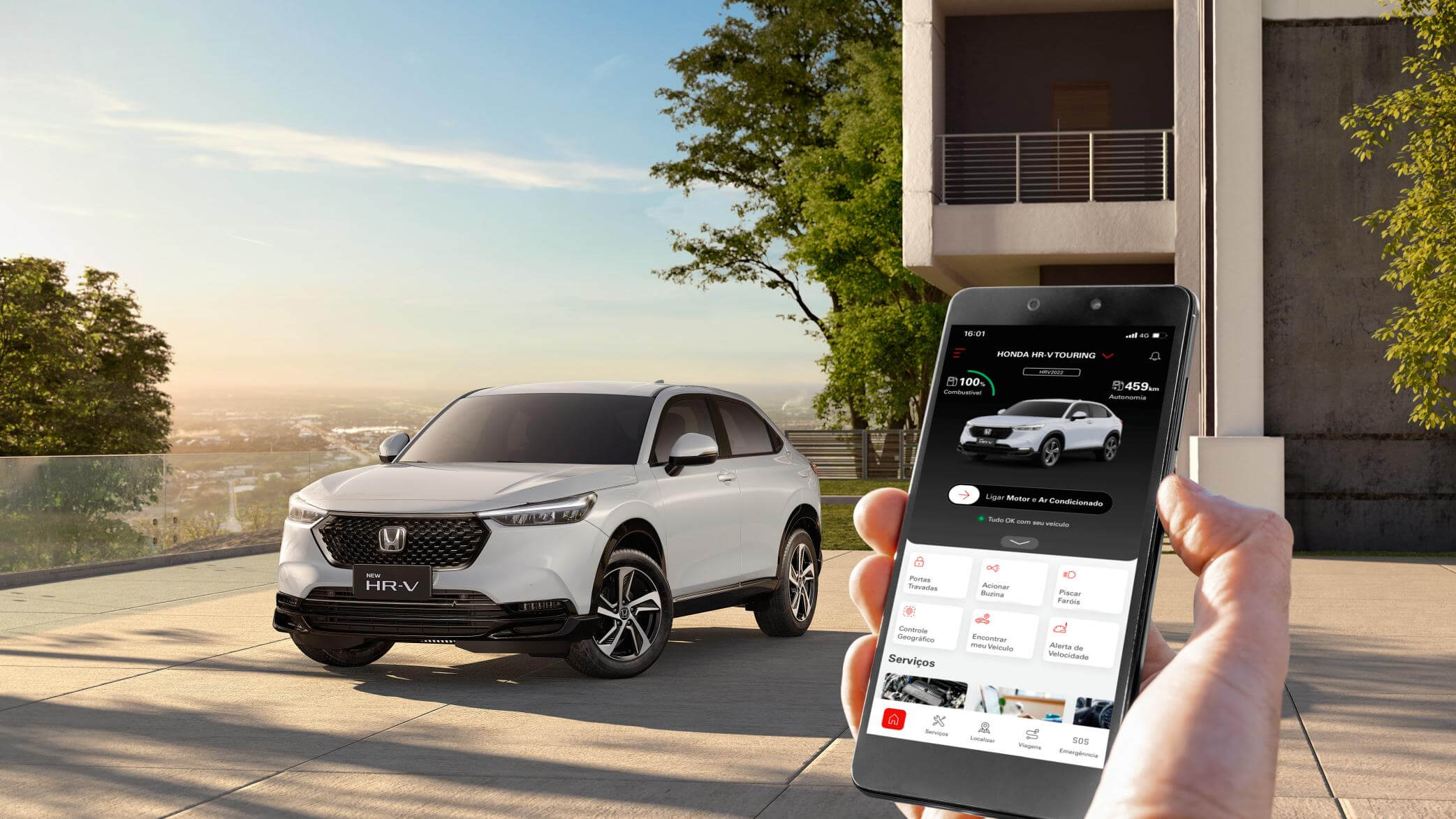 Honda Connect - New HRV e Conexão com smartphone