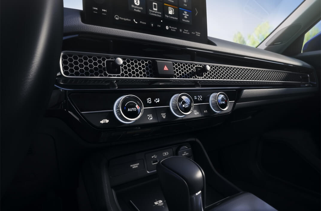Civic Híbrido - Conforto - Ar-condicionado digital dual zone