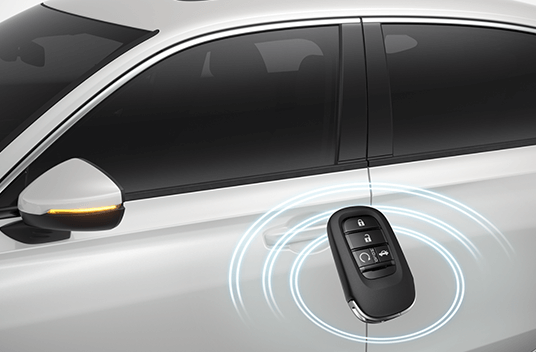 Acionamento remoto do motor e função Smart Entry 