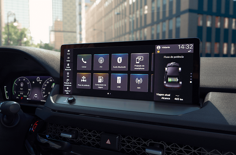 Accord Hibrido - Interior - Multimídia