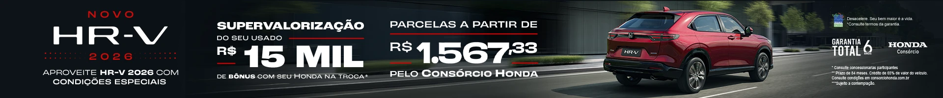 HR-V - Bloco Completo - Condição Especial