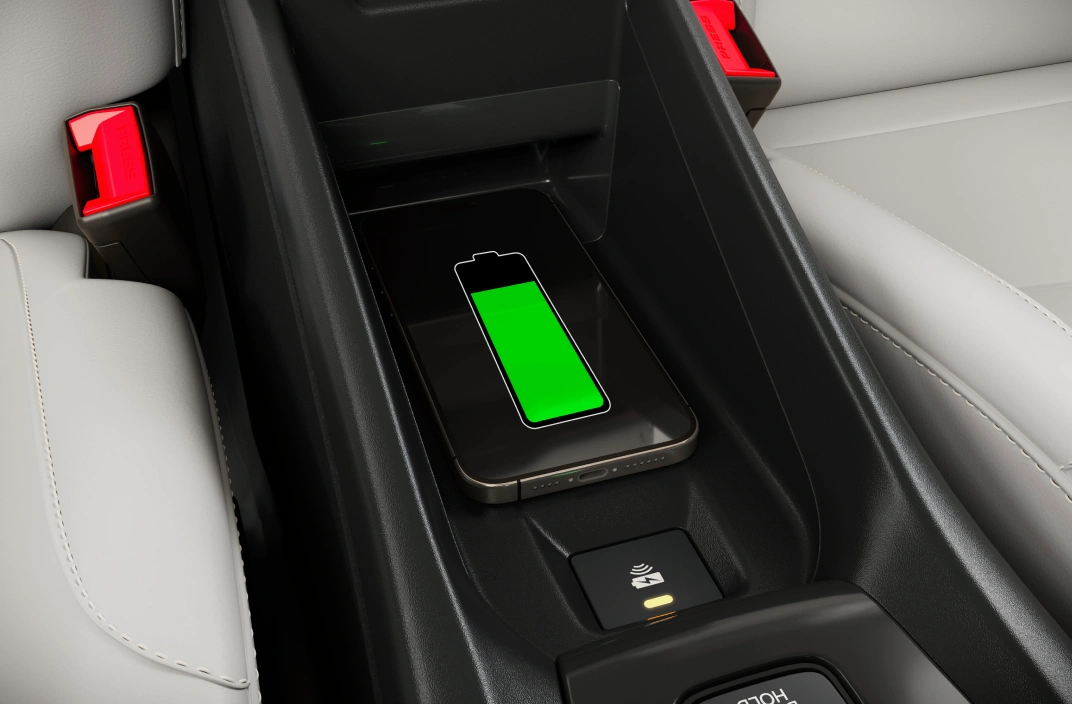 Carregador sem fio para smartphones e entrada USB-C