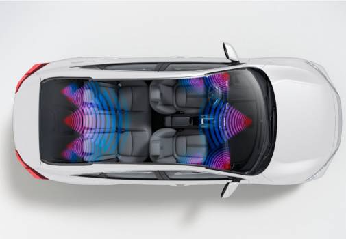 Áudio premium com 10 alto-falantes + subwoofer - 452W