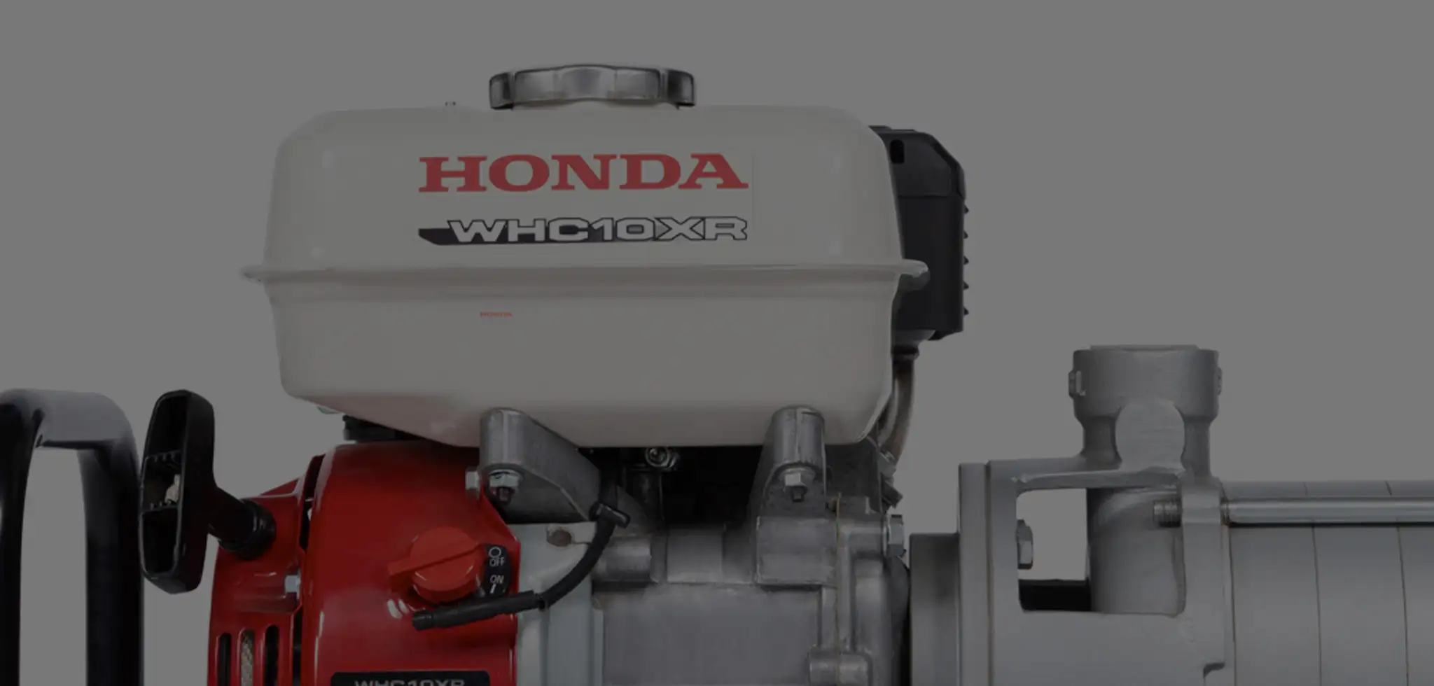 Banner da Motobomba Honda WHC10XR