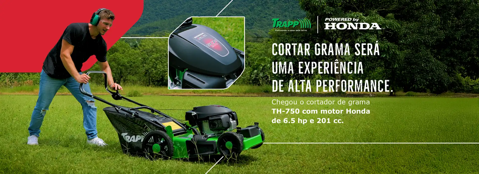 Banner Home - Trapp Cortador de Grama