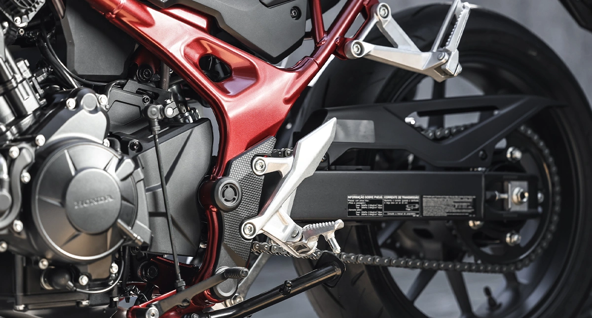 Chassi e motor moto Honda