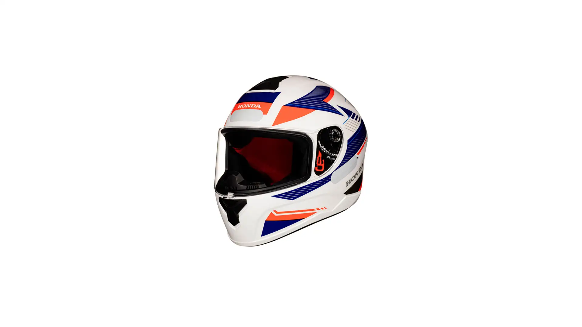 Capacete HFS 2 Branco/Vermelho