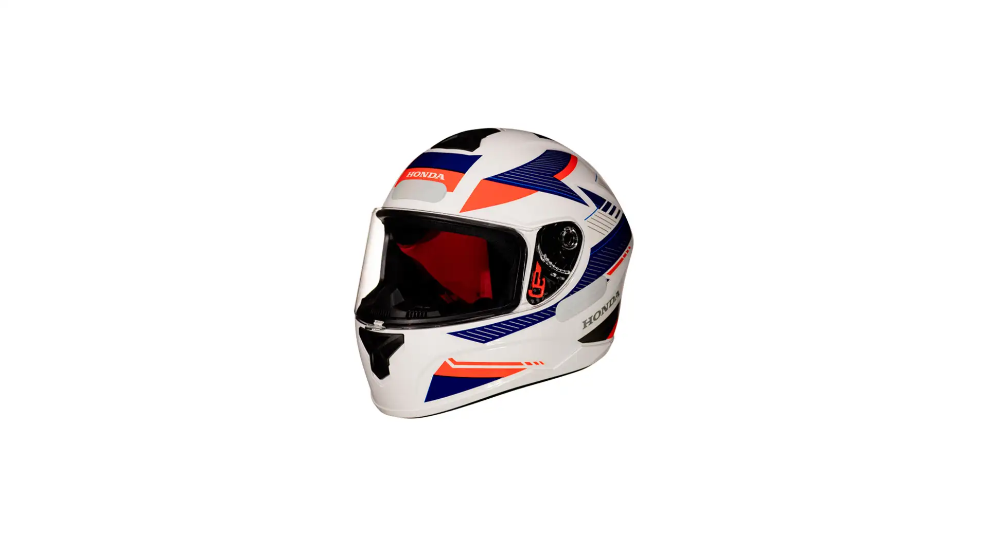 Capacete HFS 2 Branco/Vermelho