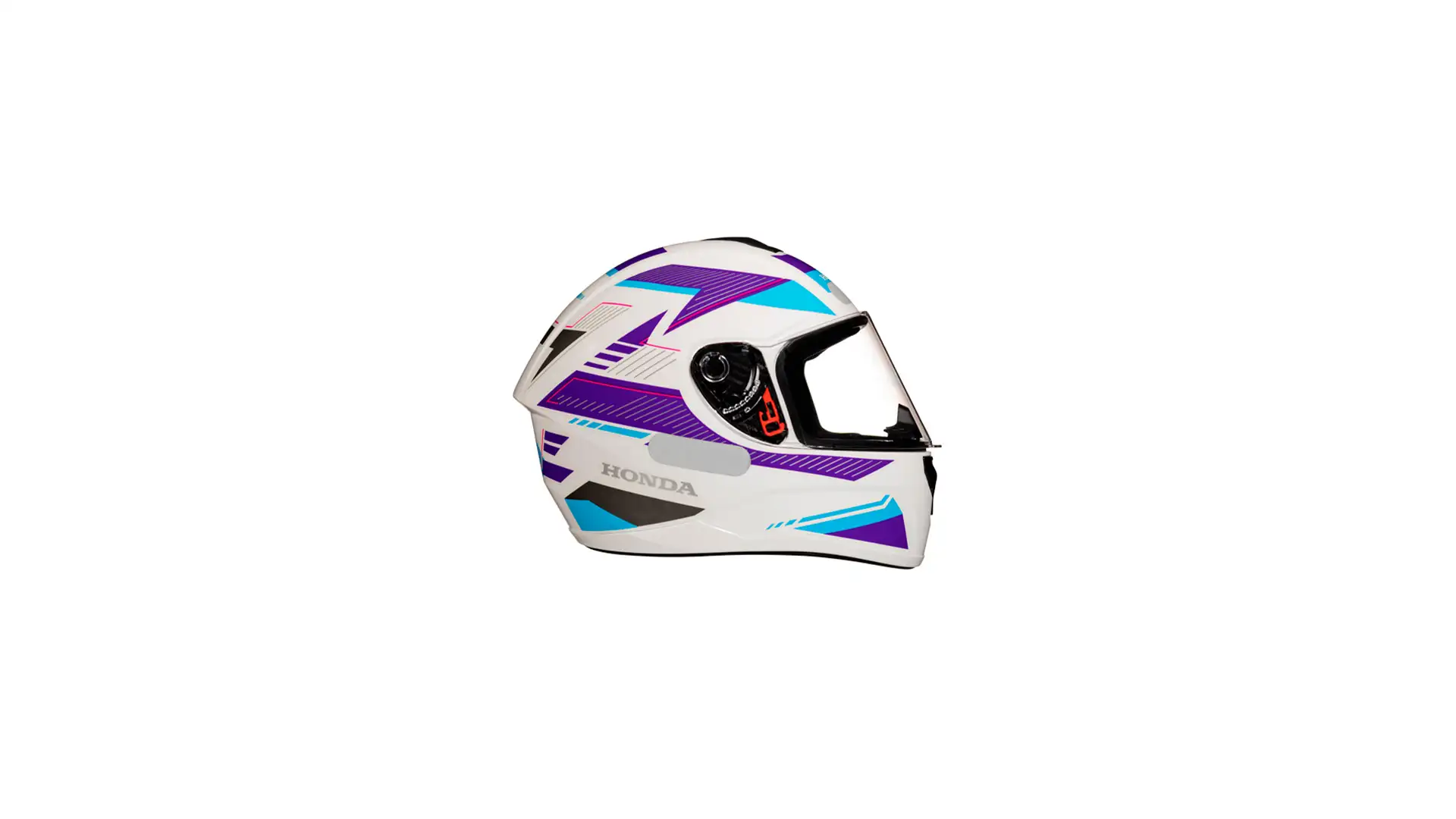 Capacete HFS 2 Branco/Roxo