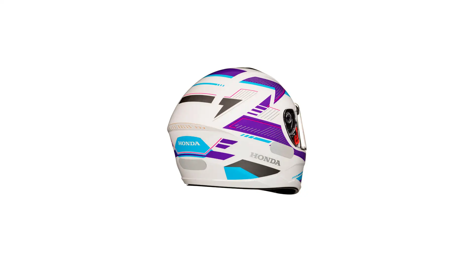 Capacete HFS 2 Branco/Roxo