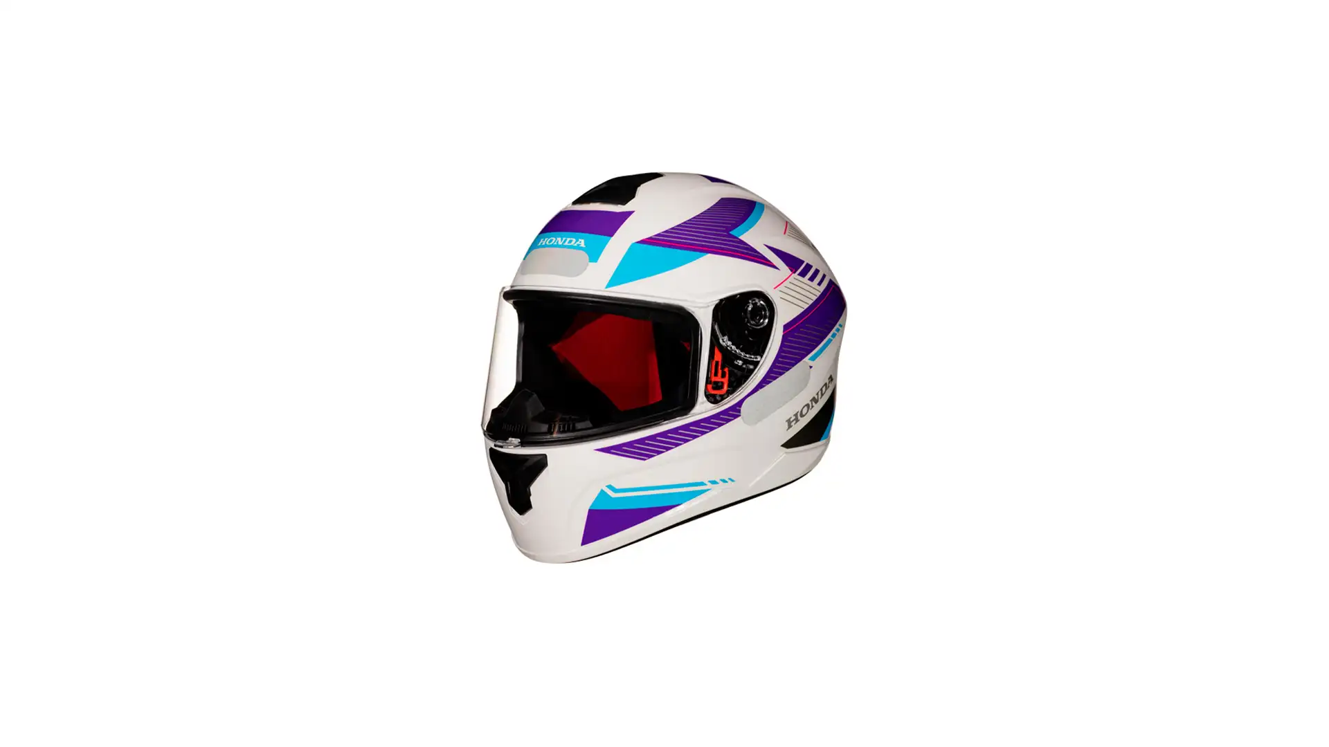 Capacete HFS 2 Branco/Roxo