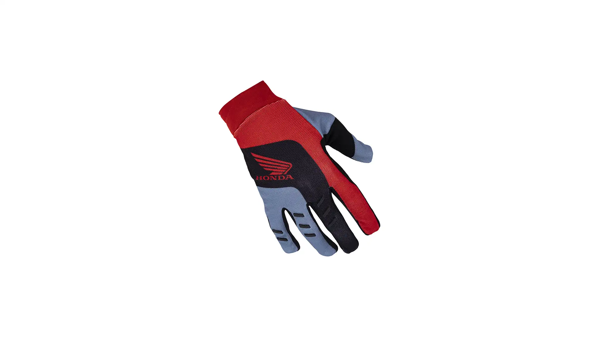 Luva Honda Off-Road Vermelho/Cinza/Preto