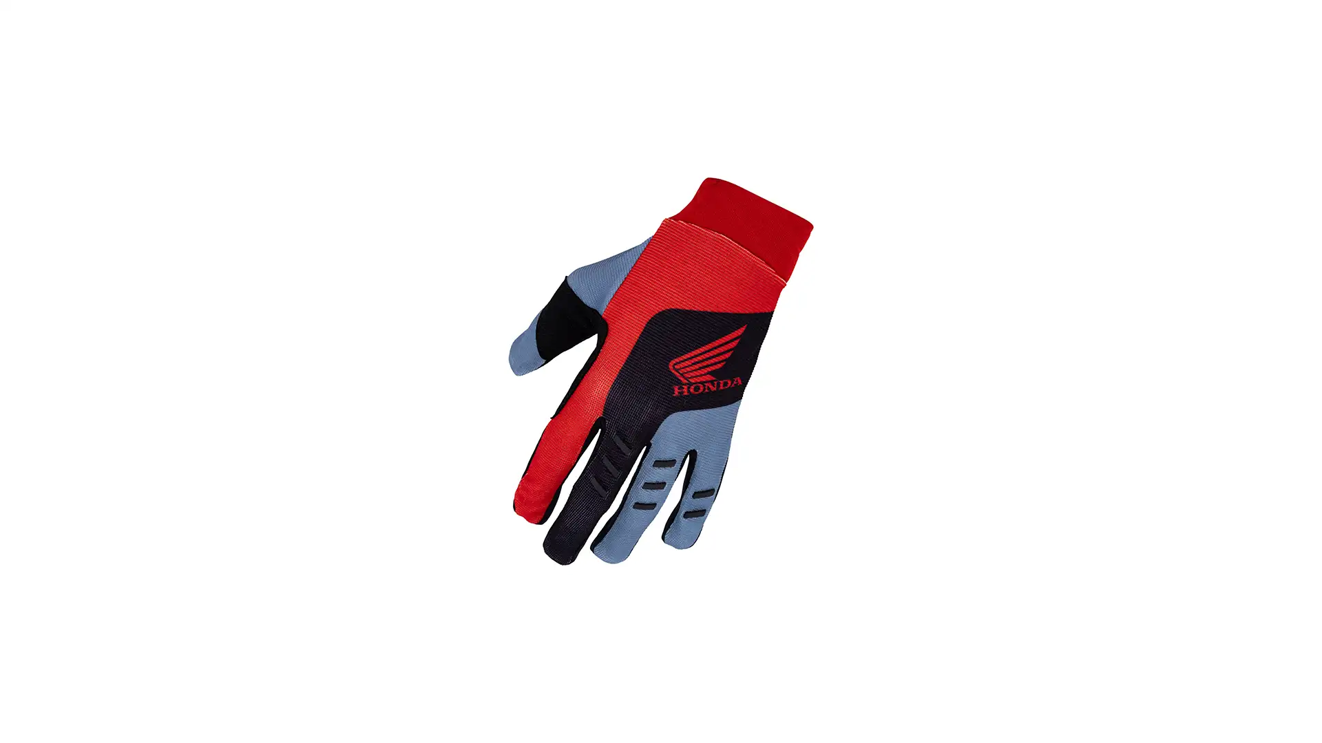 Luva Honda Off-Road Vermelho/Cinza/Preto