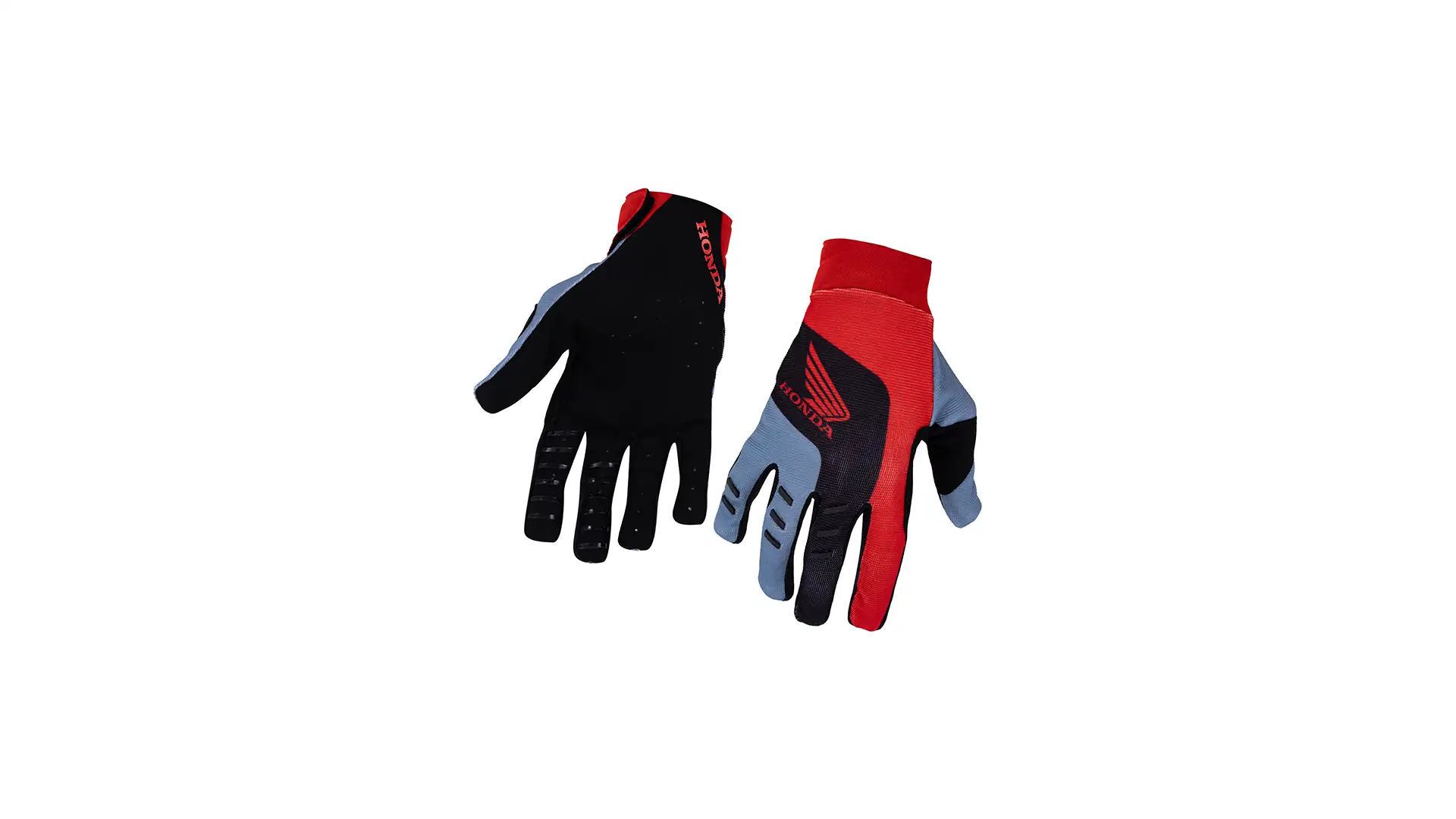 Luva Honda Off-Road Vermelho/Cinza/Preto