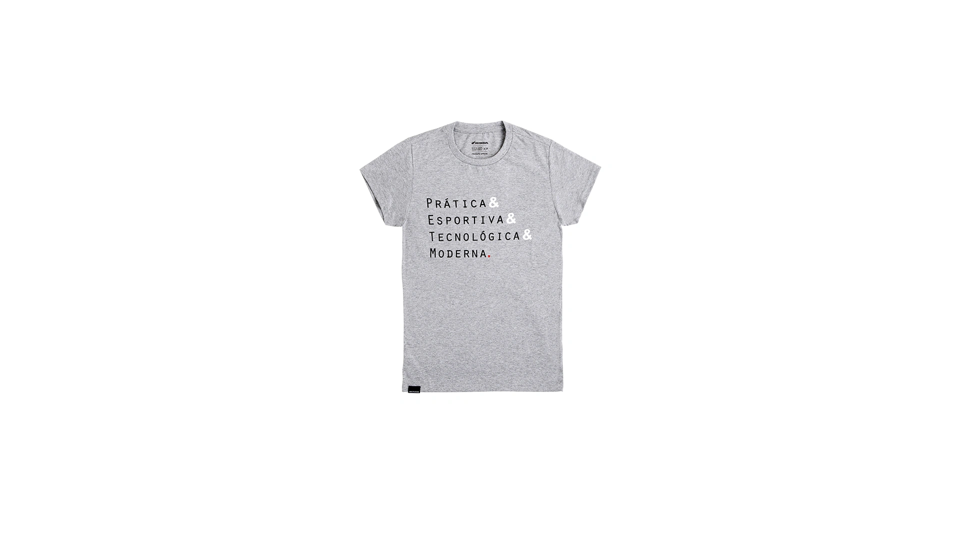 Camiseta feminina Urban Words - Cinza Mescla - Coleção Urban