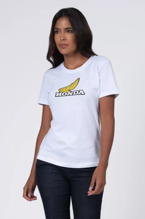 Camiseta Feminina Honda Asa Vintage