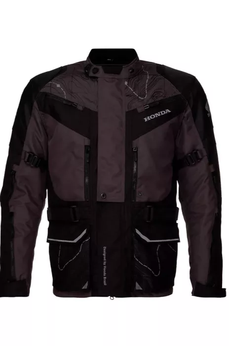 Jaqueta Honda - Parka Advent Preto/Cinza