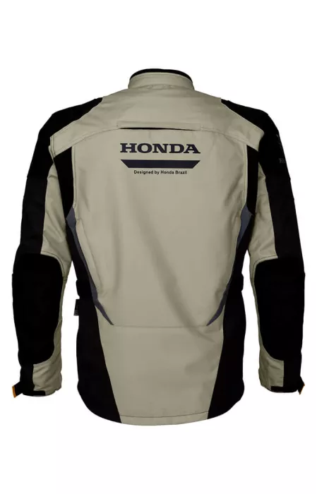 Jaqueta Honda - Parka Adventure Bege/Amarelo