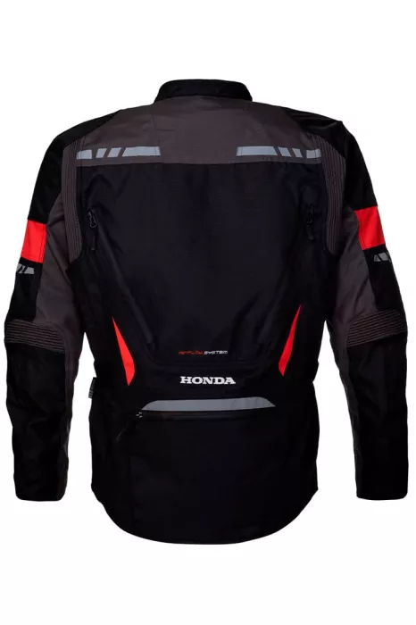 Jaqueta Honda - Parka Adventure Pro Preto/Vermelho