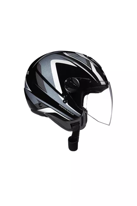 Capacete HNJ 2025 Preto / Cinza