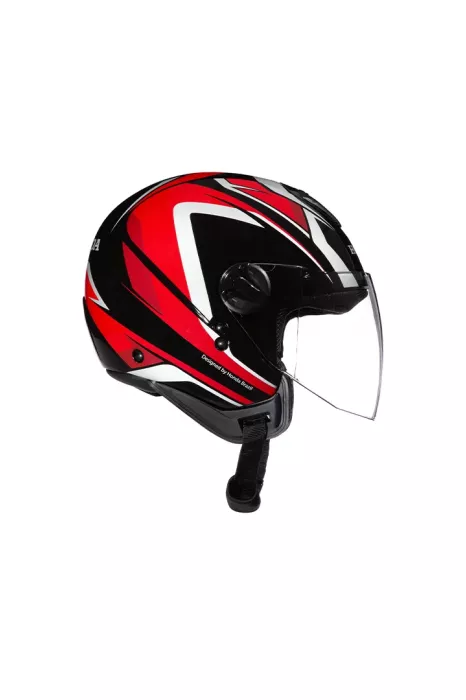 Capacete HNJ 2025 Vermelho / Preto