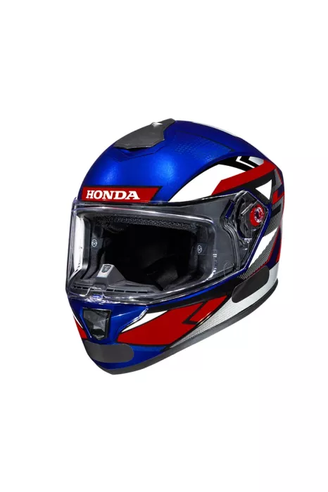 Capacete HF3 2 2025 Azul/Vermelho