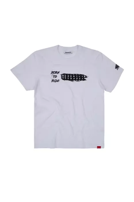 Camiseta Adventure Born to Ride Branca