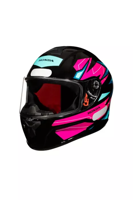 Capacete HFS 2 Preto/Magenta