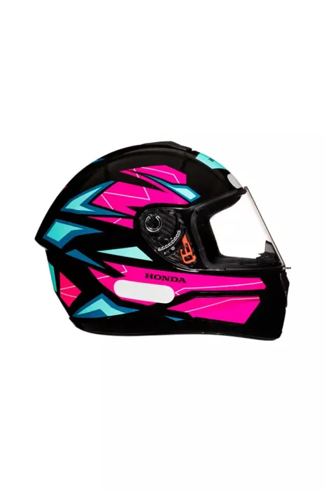 Capacete HFS 2 Preto/Magenta